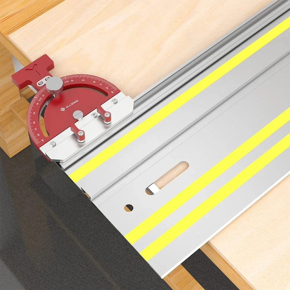 

Track Saw Guide for Makita Festool DeWalt Guide Rail, Router Table Band Saw Square Right Angle Guide Angle Stop Miter Gauge