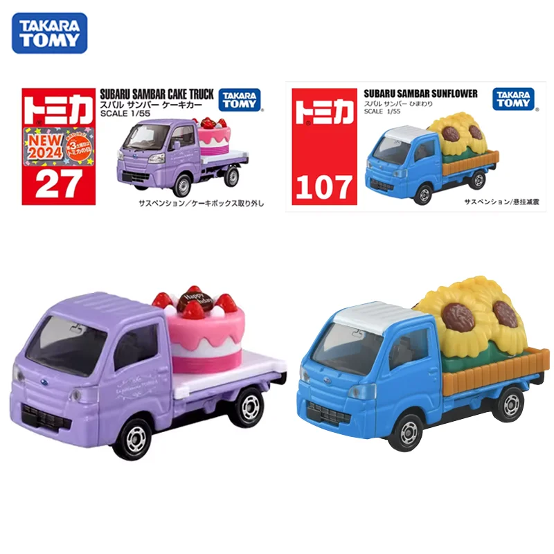 

TAKARA TOMY Tomica NO.27 Новинка Subaru Sambar торт грузовик 1/55 Легкосплавные Автомобили литая металлическая модель подарки для детей