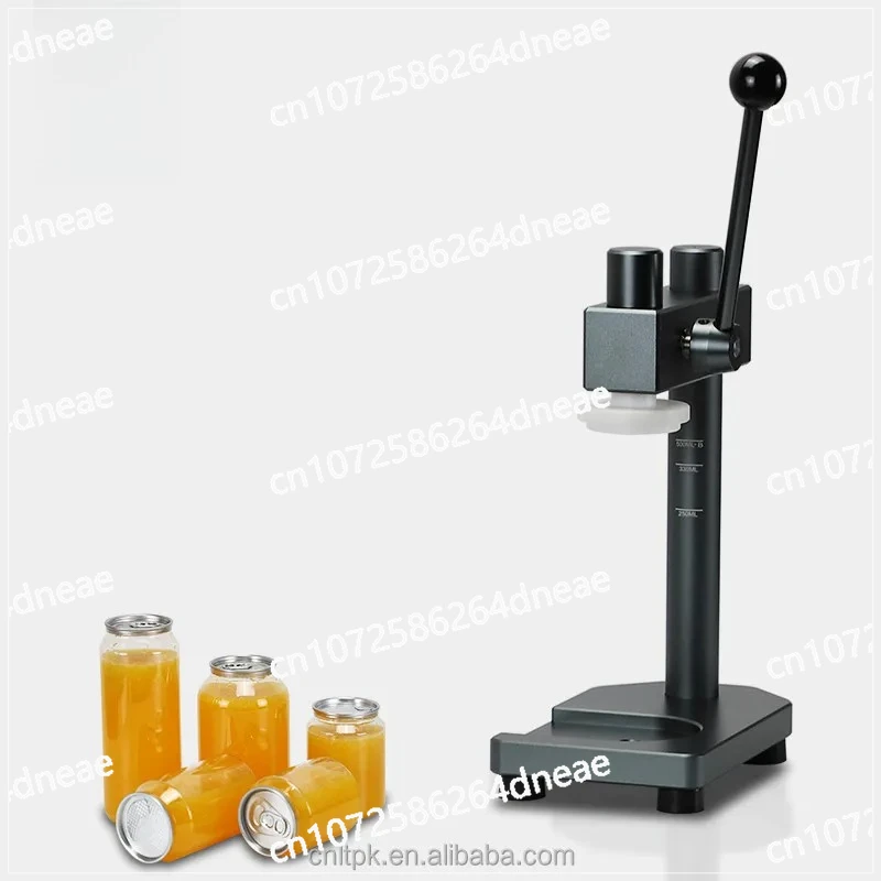 Manual Capper and Seamer Is Suitable for 330ml/500ml/700ml Easy-open-end Milk Tea Beverage Cans  High-quality