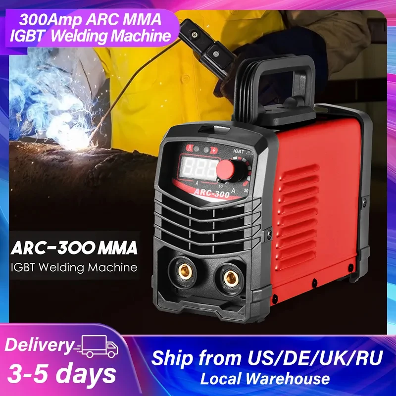 2 in 1 ARC MMA Welder Inverter Welding Machine 110V 220V 300A 6000W Power IGBT Welding Machine Portable Welder for Metal Iron