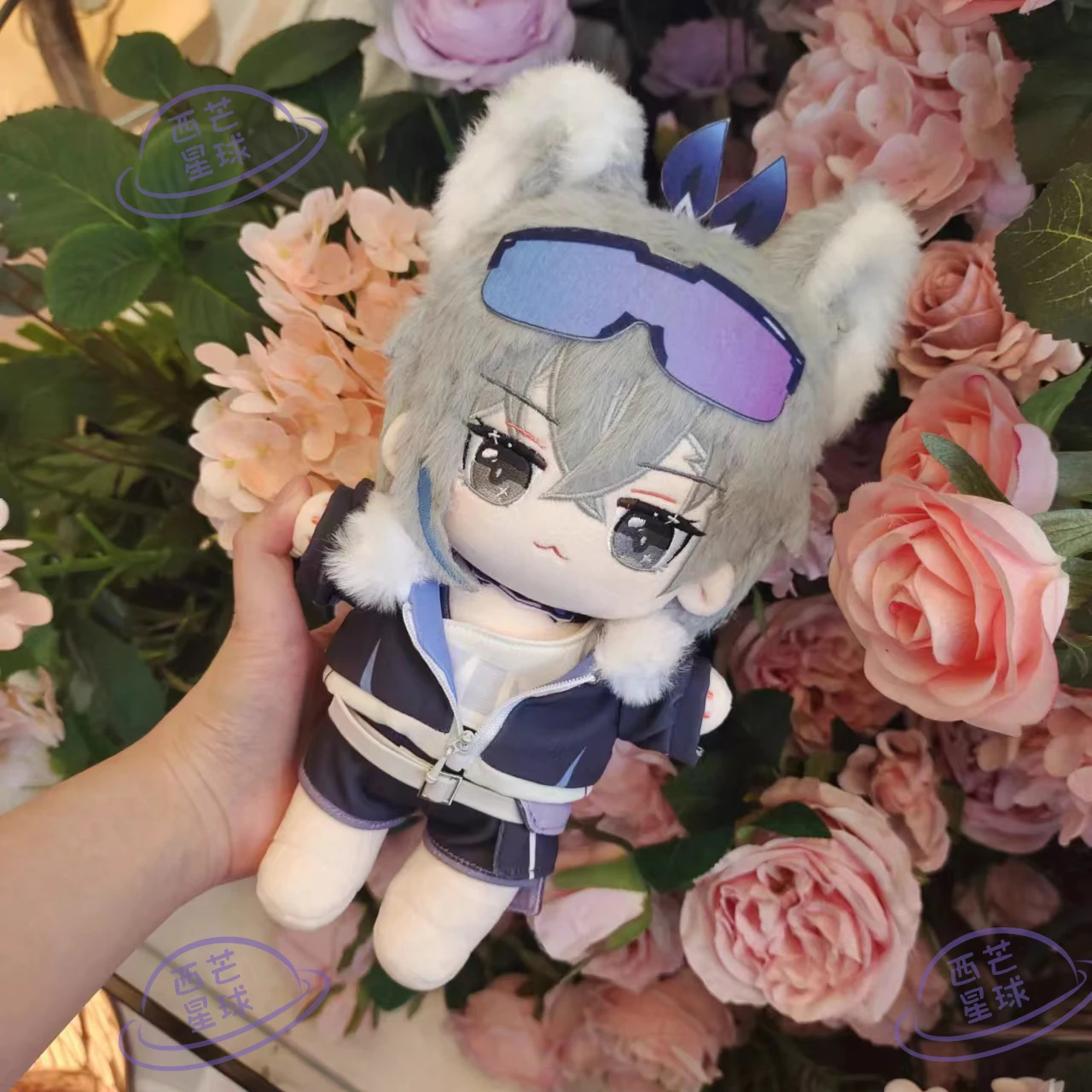 

Anime Honkai: Star Rail Silver Wolf Cosplay Ornament Fluffy Dolls Stuffed Toys Mascot Dango Dress UP Clothing Cartoon Accessory