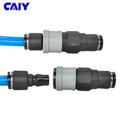 C Type Quick Connector Plastic Steel Pneumatic High Pressure Coupling 6mm 8mm 10mm 12mm PU Tube Air Pipe Gas Pump Compressor