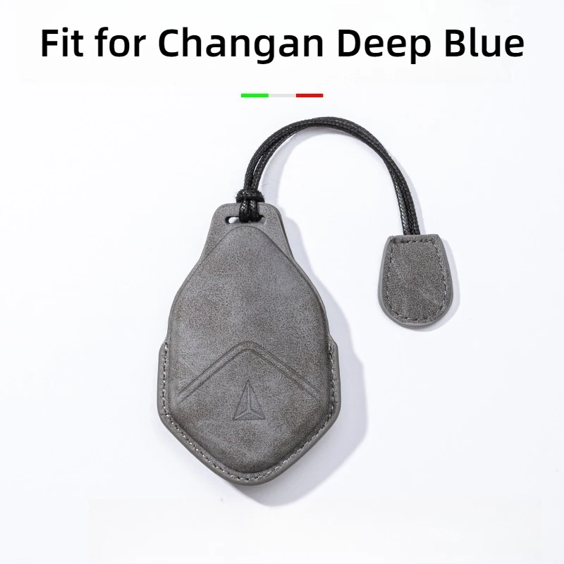 

Fit for Changan Deep Blue S7 SL03 S07 Car Key Card Holder Smart Card Case Suede Protective Shell
