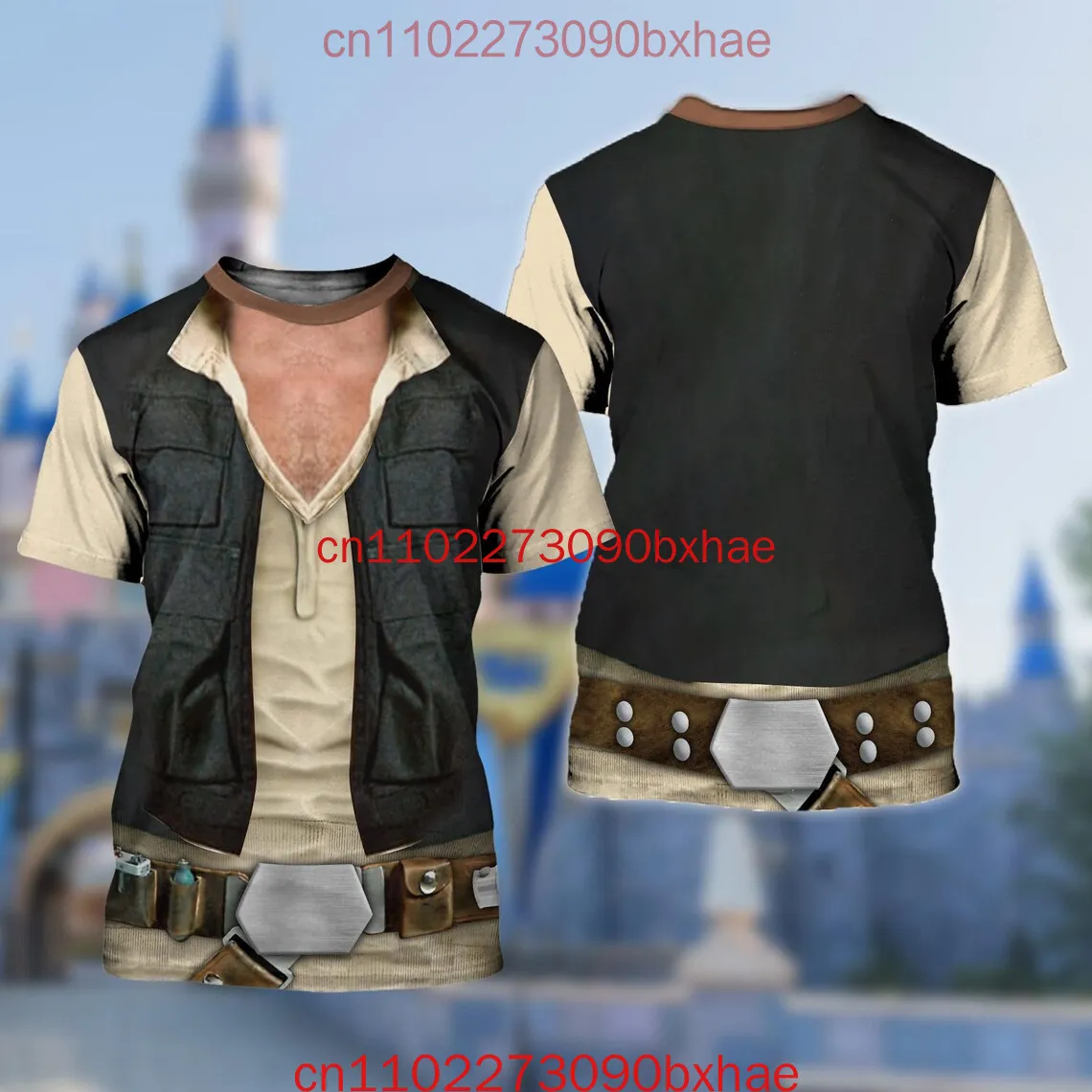 

Halloween Disney Cosplay Costume T-shirt 3D Print Fashion Street Men's and Women's Children's T-shirts