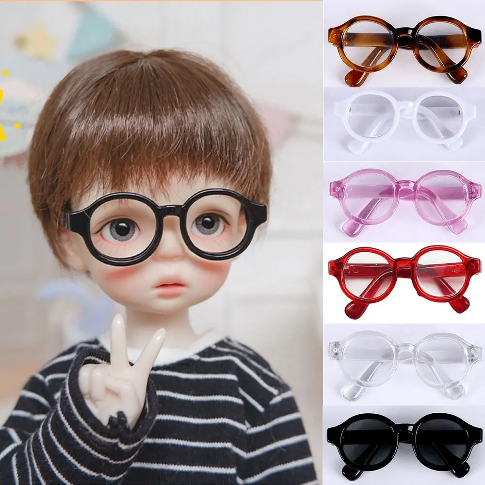 Schöne Kunststoff-Mini-Brille, mehrfarbig, Miniatur-Zubehör, Brillen für Kinder