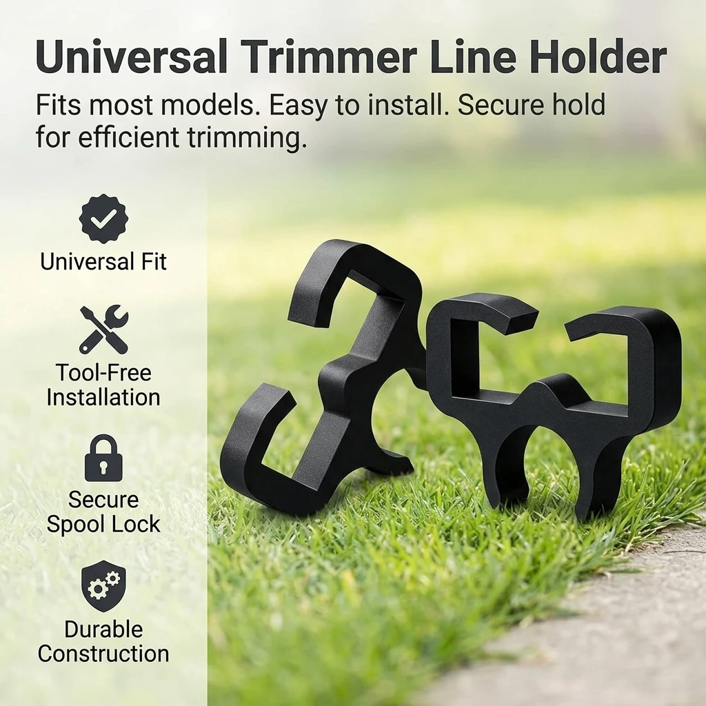 1 Pack Universal String Trimmer Lines Holder for Mower Shaft High-Strength PLA Grass Trimmer Spool Retainers Replacement