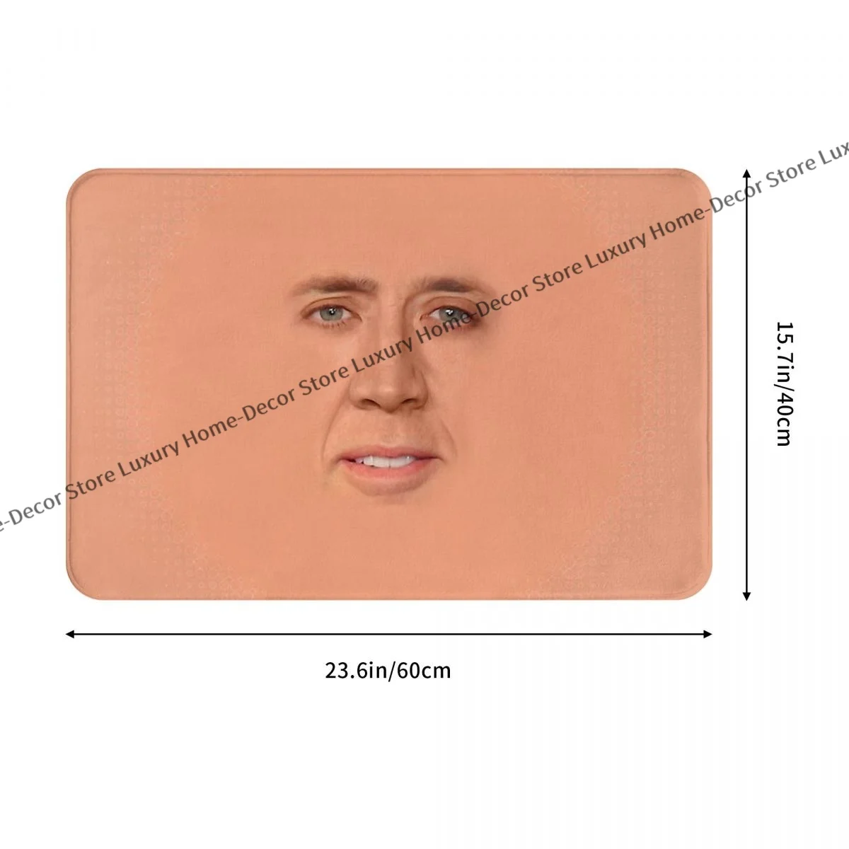 Bath Mat Nicolas Cage Face Doormat Kitchen Carpet Outdoor Rug Home Decoration