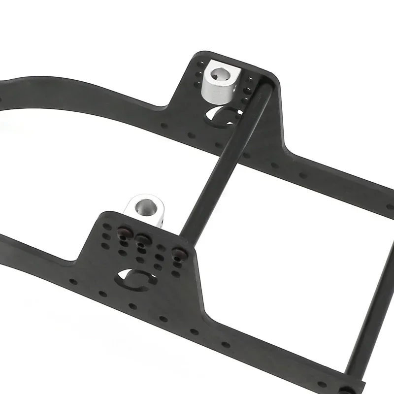 هيكل من ألياف الكربون لسيارات التحكم عن بعد 1/10، قطع ترقية لـ Axial SCX10 و SCX10 II 90046