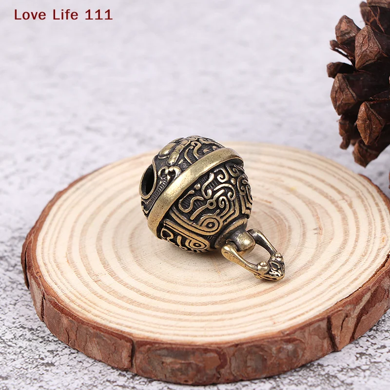 New Brass Drop Bell Chinese Good Luck Tinkle Bell Charm For Bracelet and Anklet