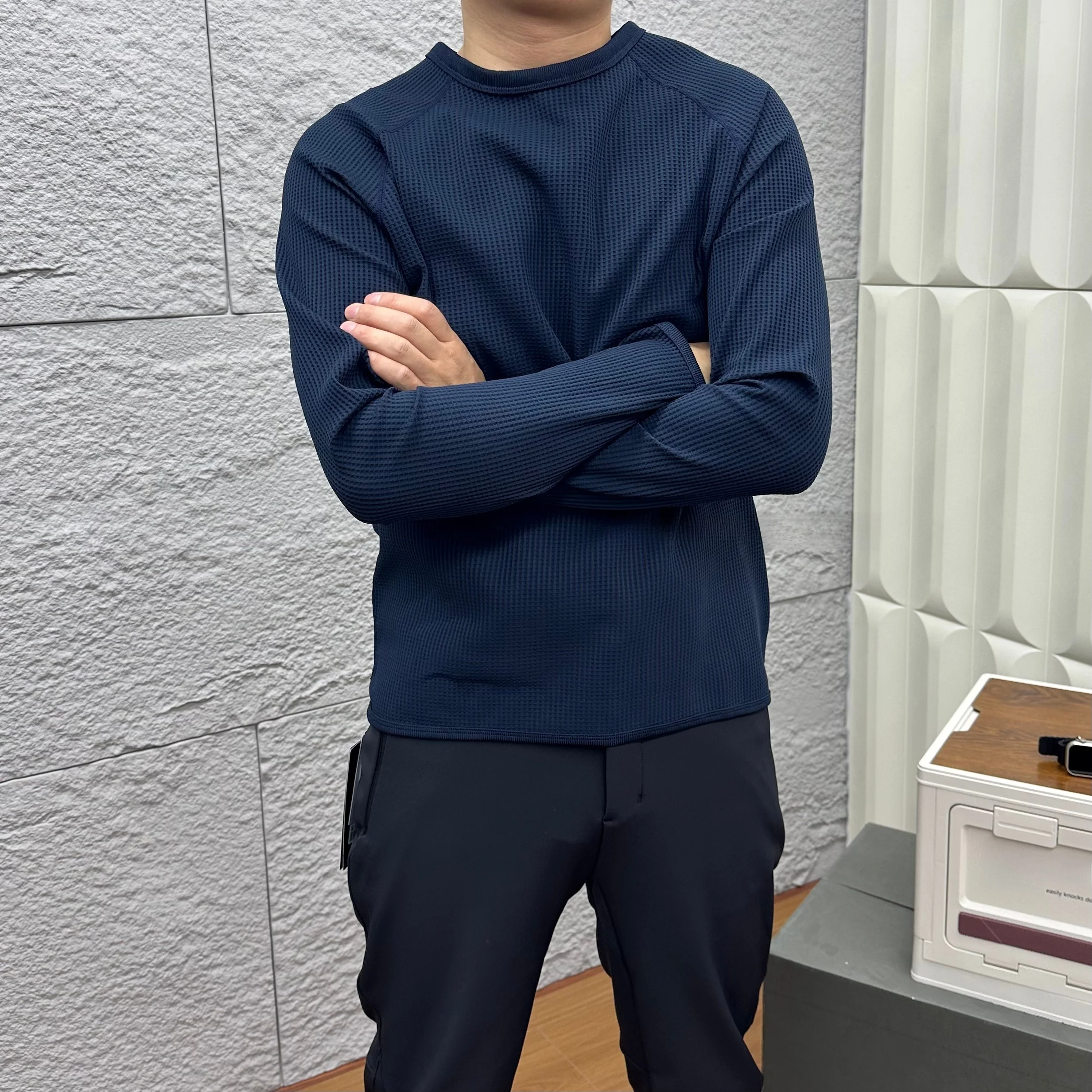 

Новая толстовка с длинным рукавом и узором «ёлочка» для мужчин и женщин: дышащая, быстросохнущая, эластичная, влагоотводящая одежда