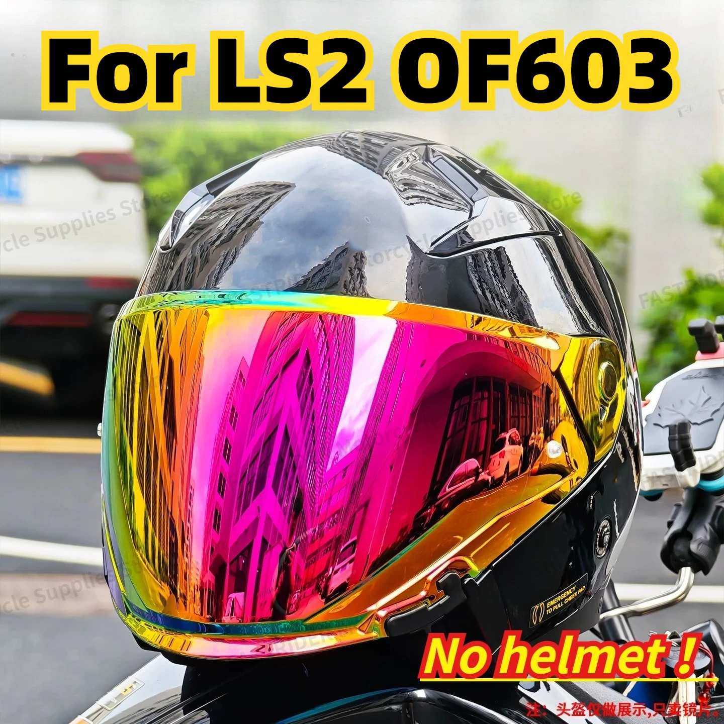 

For LS2 OF603 Infinity II Helmet Shield Lens Visor Windshield Sunshade UV Protection Helmet Visors Casco Moto Accesorios