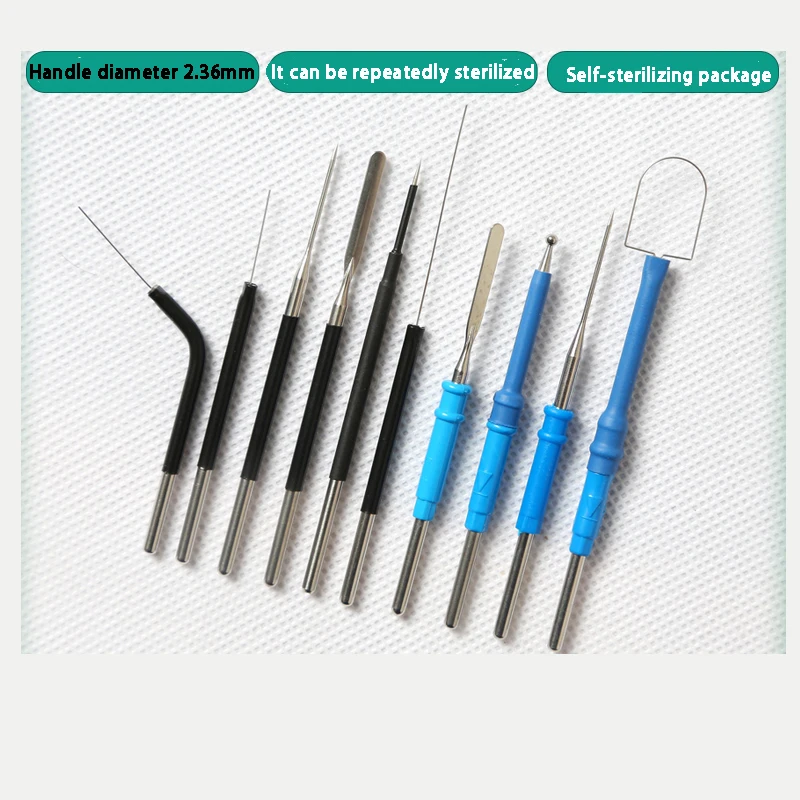 Electric Ion Cutter Head Filament Needle Type Flat Knife Type Electrode Tungsten Needle Non-Stick High Frequency Electroknife Ca