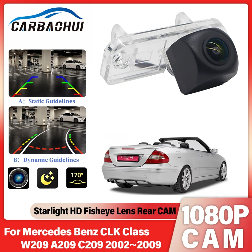 تثبيت كاميرا الرؤية الخلفية لسيارة مرسيدس بنز CLK Class W209 A209 C209 2002–2009