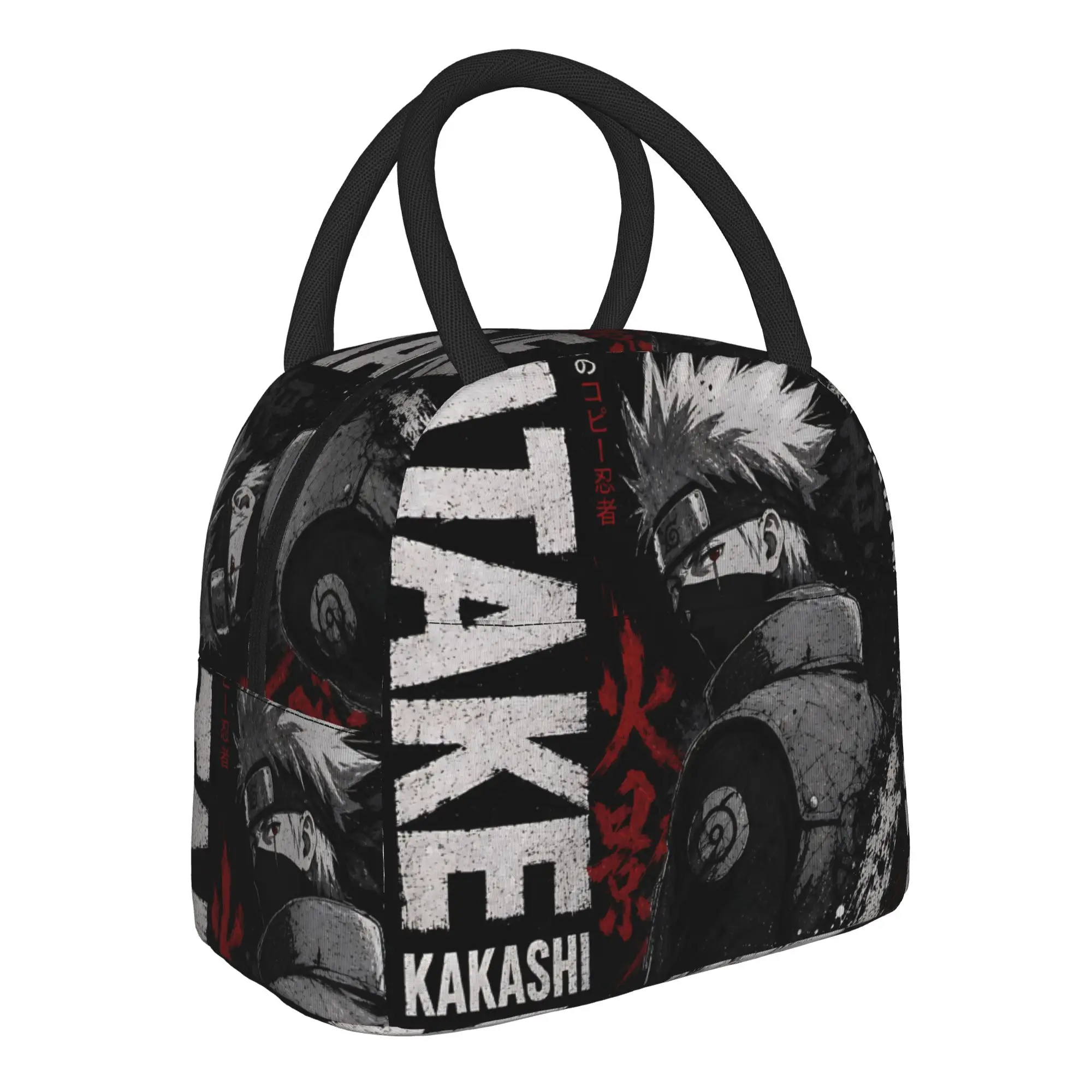 Naruto Anime Theme Handbag Insulated Lunch Bag Ice Pack Rice Bag  bolsa Student Bento Lunch Handbag