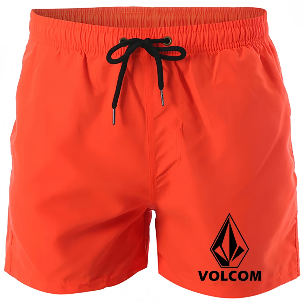 Beach Shorts Men\'s Summer Sports Outdoor Shorts Fashion Training Loose Swimwear Shorts Male Breathable Quick Drying Surf Shorts