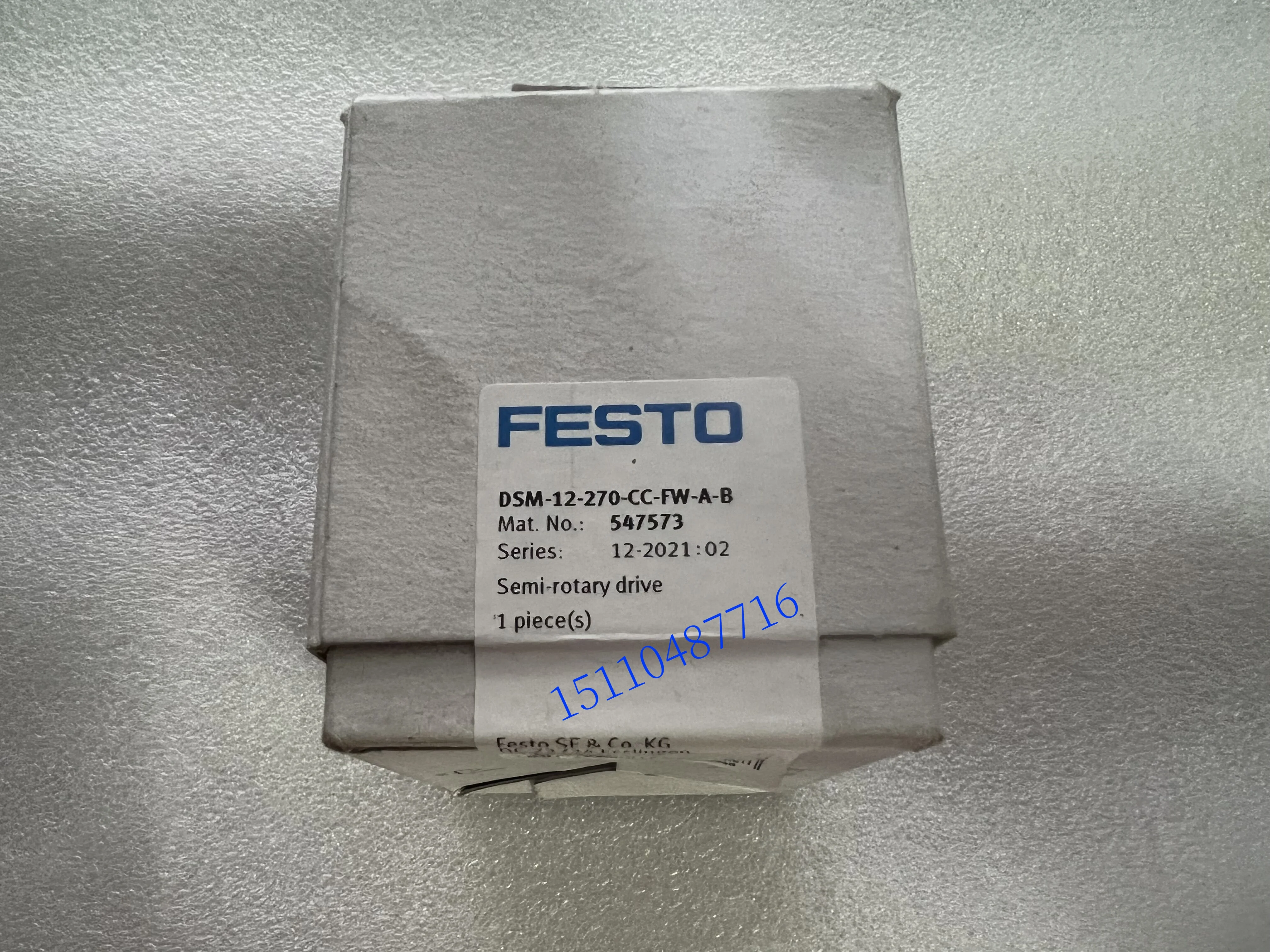 Festo FESTO Angular Stroke Driver DSM-12-270-CC-FW-A-B 547573 In Stock