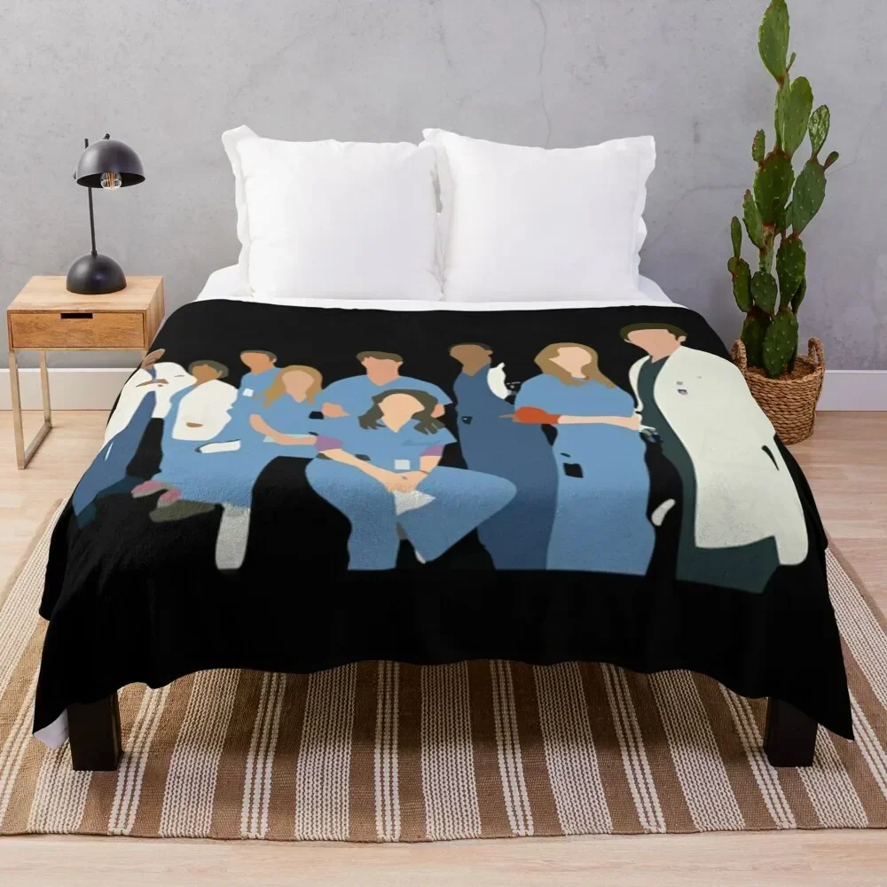 

Greysanatomy Throw Blanket Fashion Sofas Tourist Blankets