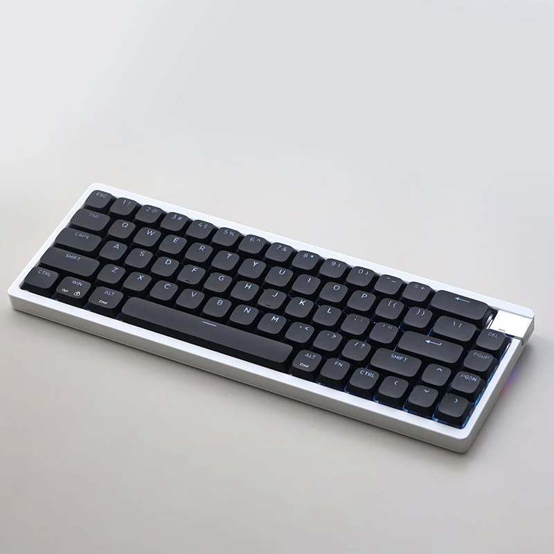 Keydous AJ68-CP wired low profile HE switch 68 keyboard metal case Gasket RGB Hotswap Gateron magnetic jade linear gaming mac