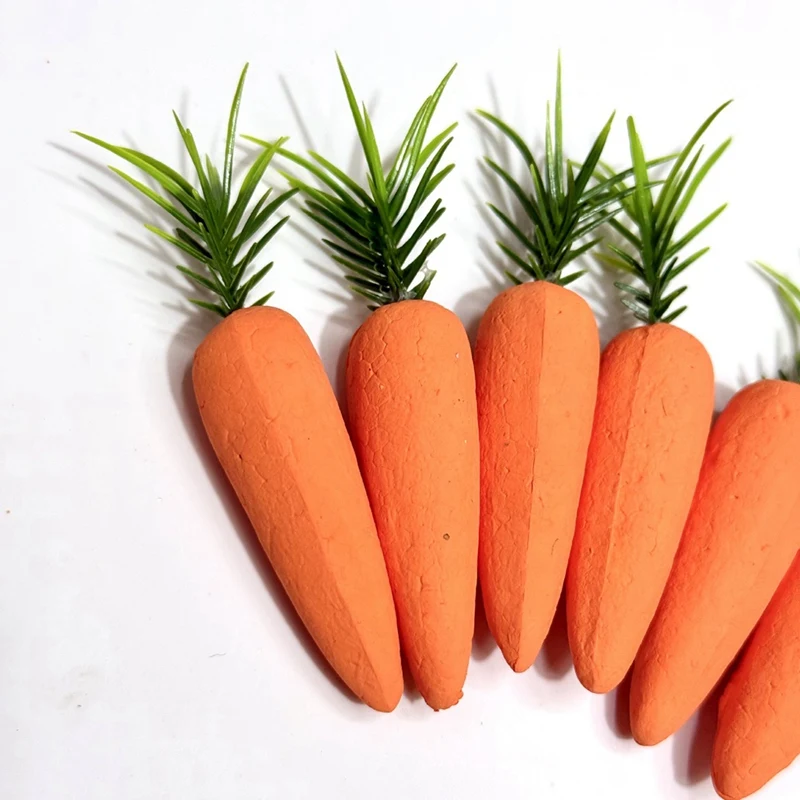 عيد الفصح الجزر الاصطناعي قلادة الجزرة سعيد عيد الفصح زخرفة رغوة الخضار الديكور هدية