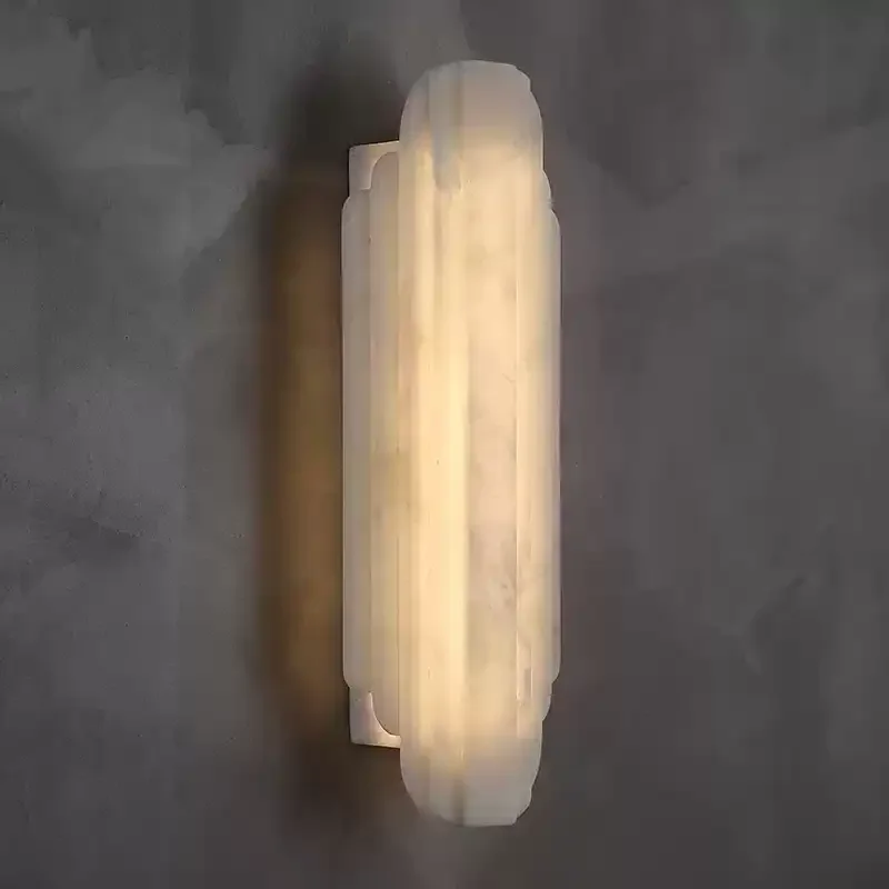 Spanish Marble Wall Lamp Modern Light Luxury Simple Designer Wall Light For Entrance Living Room Background Bedside Decoration