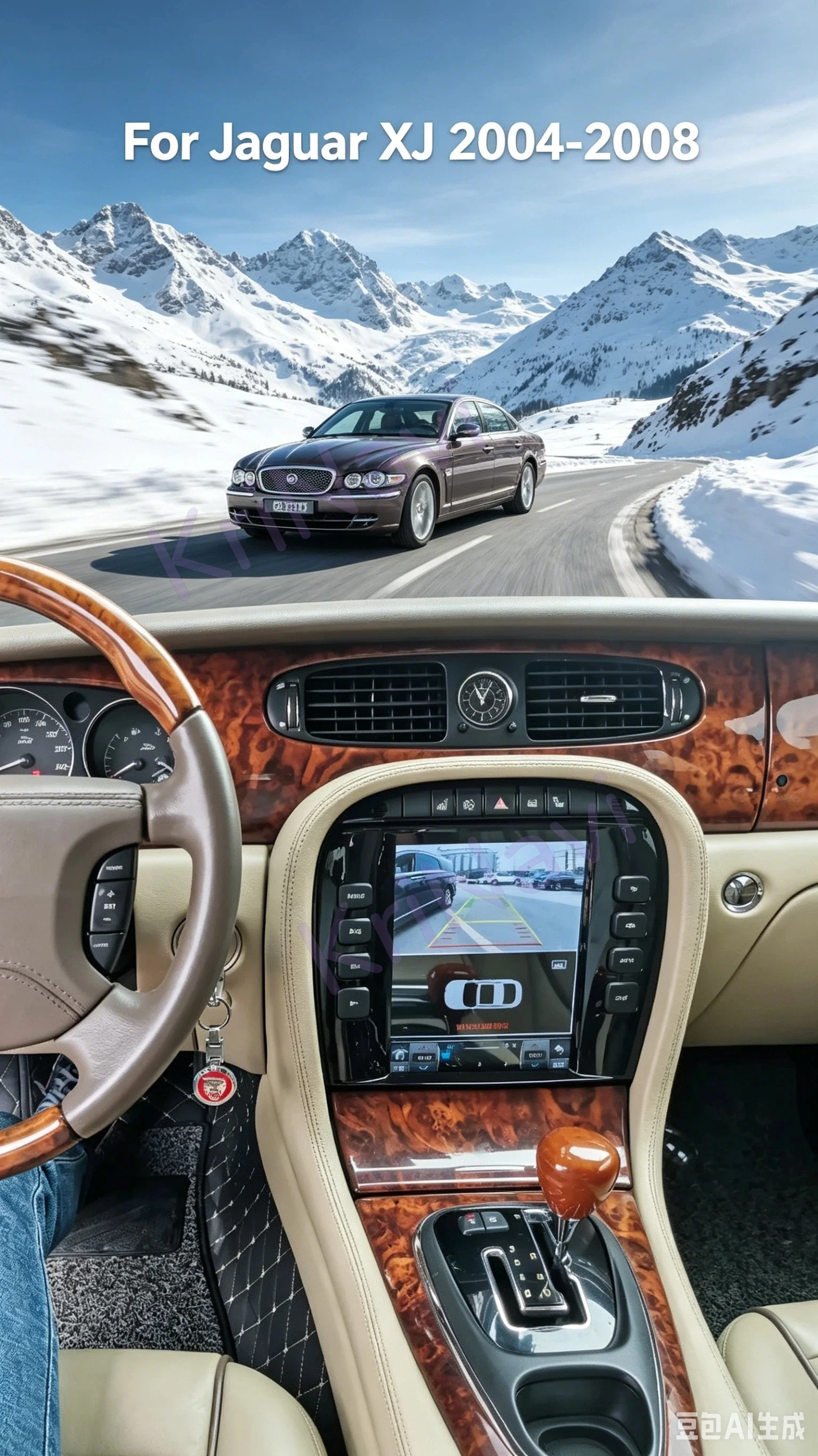 For Jaguar S X Type 2001 - 2009 Android Car Radio Screen Auto Stereo Tape Recorder Multimedia Player GPS Navigation Carplay DSP