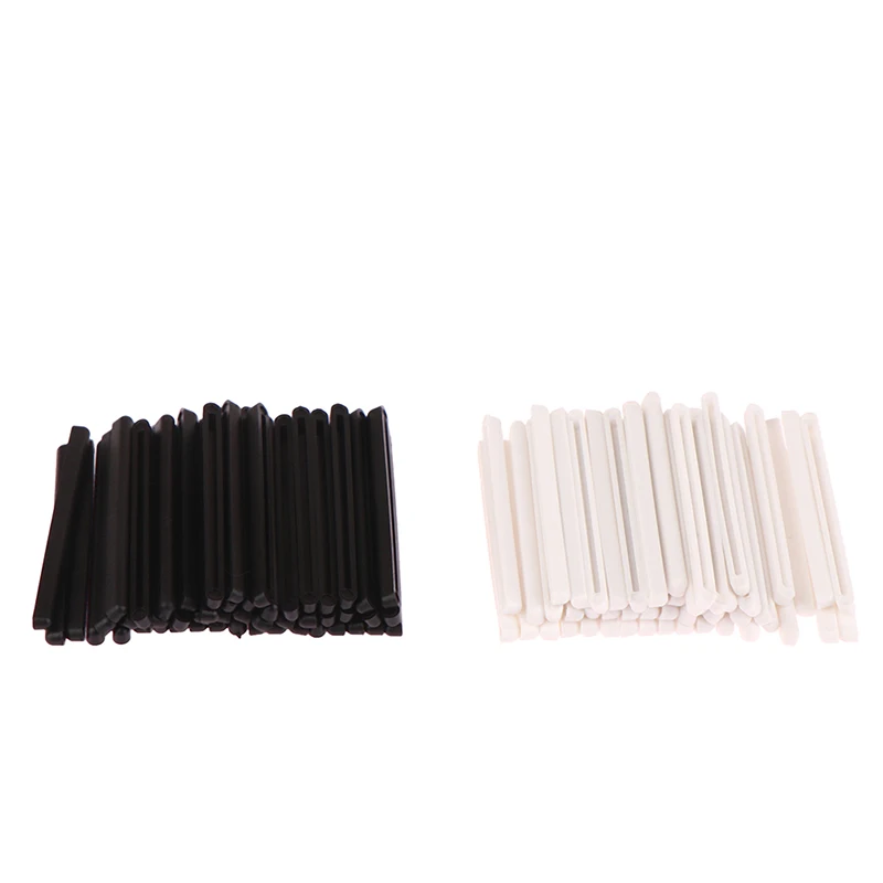 50 Pcs/set Pet Clipper Blade Parts Replacement Blade Guides White Black Pet Clipper Blade Accessories