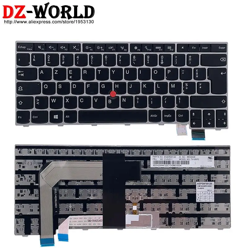 Imagem -04 - Las jp fr de Teclado para Lenovo Thinkpad T460s T470s 13 Gen s2 g1 g2 Laptop Original Latino Espanhol Francês Alemão Japão sp