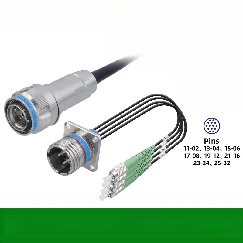 Fiber optic threaded quick connector cable assembly