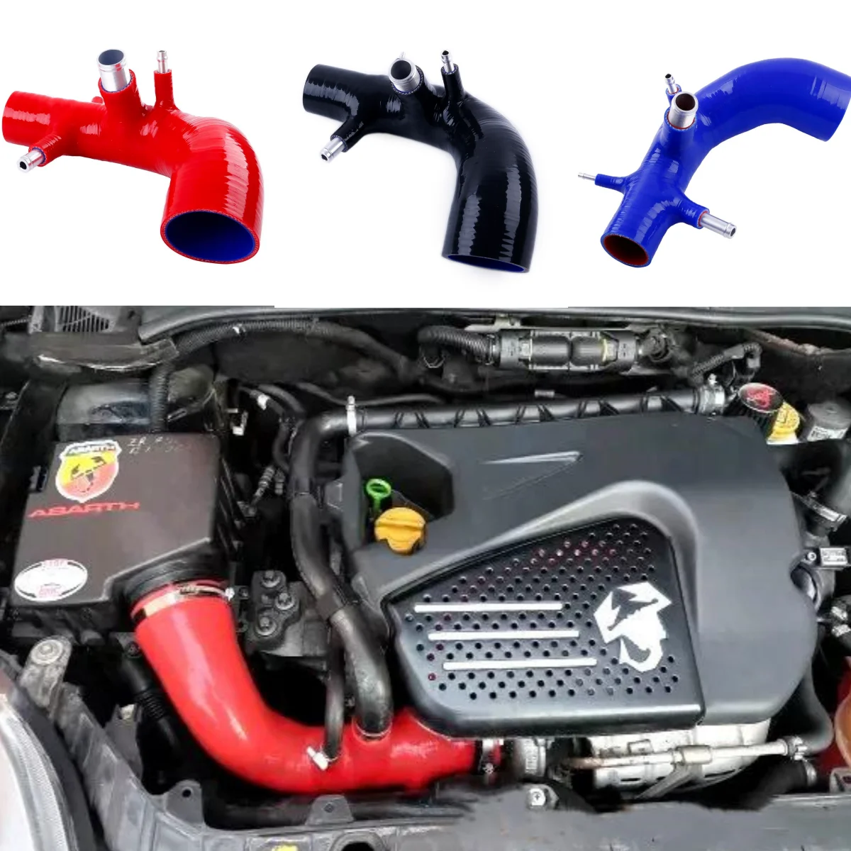 

IHI Turbo впускной силиконовый шланг Air Box для турбонаддува для двигателя Alfa Romeo Mito/Abarth Grande Punto/Fiat Linea Turbojet 16V T-Jet