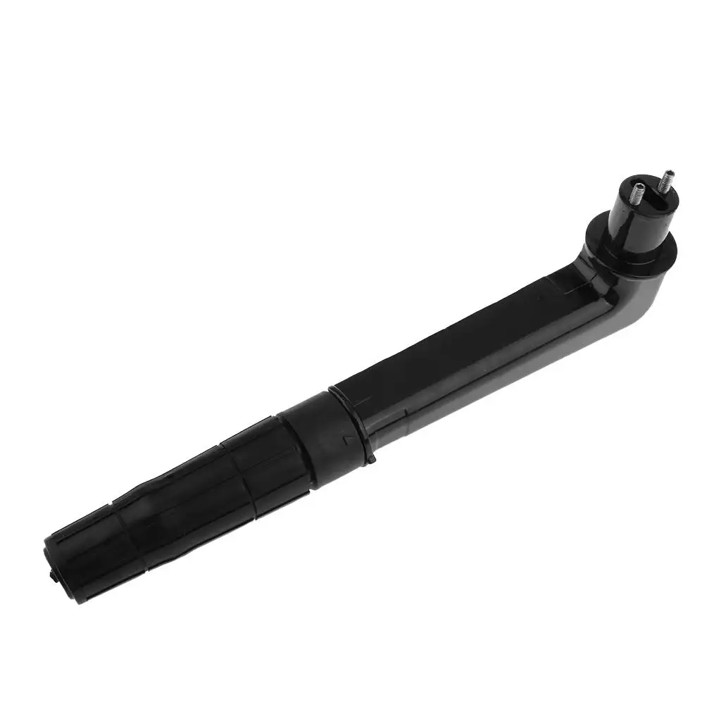 Outboard Motor Control Lever Durable Black Boat Throttle Handle Steering for 6HP 2 Stroke Engine