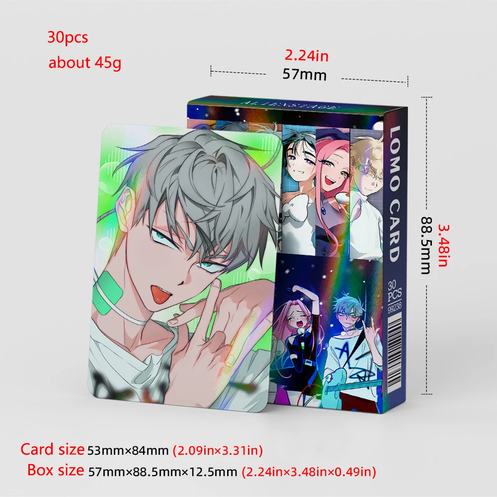 Anime Alien Stage Sua Mizi Till Luka Ivan Hyuna Cosplay-Karten DIY Holografische Karten Anime Cartoon Fotoaufkleber Freunde Geschenke – Detail 1