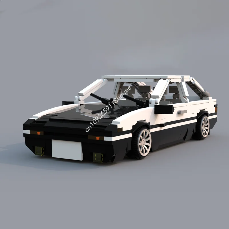 706개 MOC 토요타 스프린터 트루에노 해치백 크리에이터 모델 빌딩 크리스마스 선물 블록 장난감 건축 DIY 아이디어 브릭 어린이용