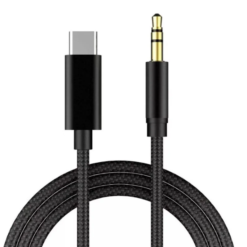 DAC USB C to 3.5mm AUX Cable Type C Audio Cord for Car Headphone Speaker Compatible with Huawei Samsung Xiaomi Vivo