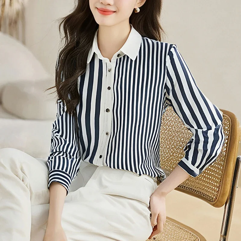 New arrived blouses for women Fashion printed ladies shirts Button-Down Tops