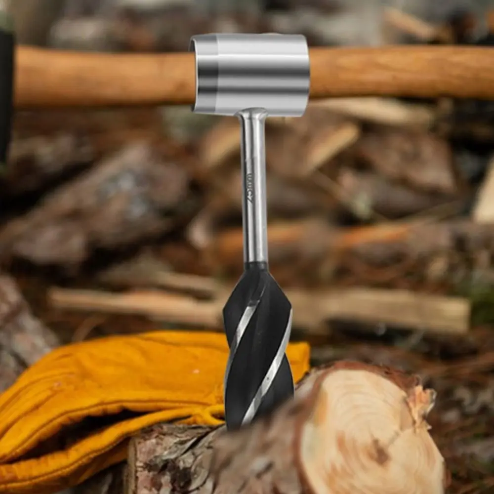 

Портативный набор ручных инструментов для сверления отверстий: шнек, насадки, защитный кожух, сверло по дереву, ручной дрель-сверлитель Cr-V для кемпинга