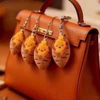 Handbag Key Chain Multifunctional Cartoon Keychain Pendant Plush Doll Keychain Warm Bag Pendant Decoration For Key Holder Girls