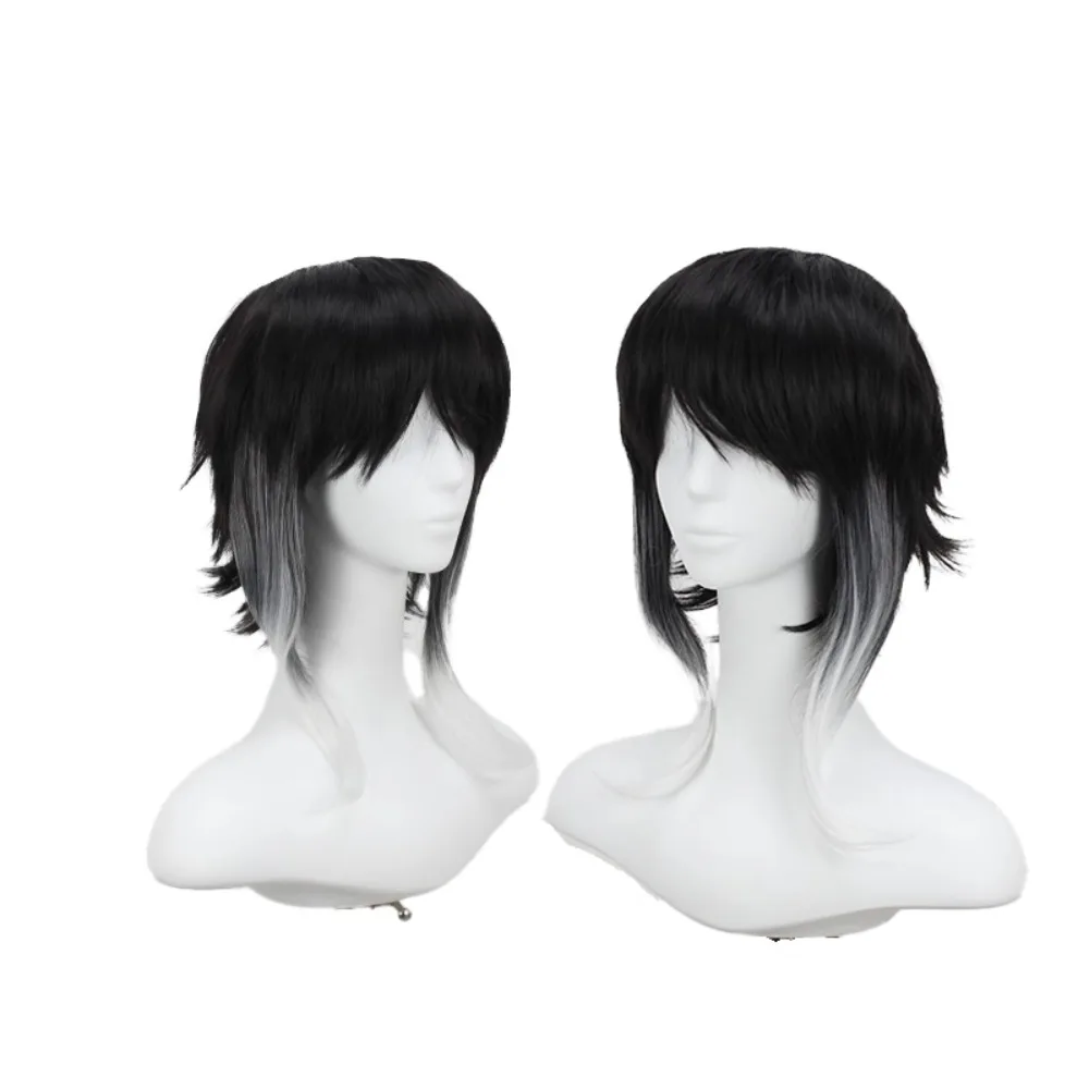 Bungo Stray Dogs Ryunosuke Akutagawa Ombre Cosplay Perücke für Männer Frauen Anime Party