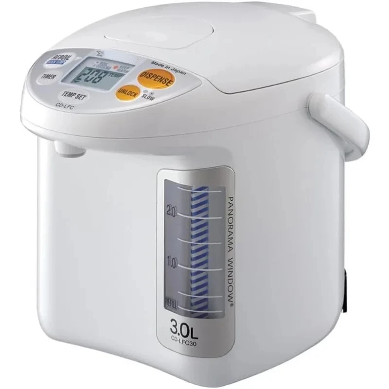 CD-LFC30 Panorama Window Micom Water Boiler and Warmer, 101 oz/3.0 L, White