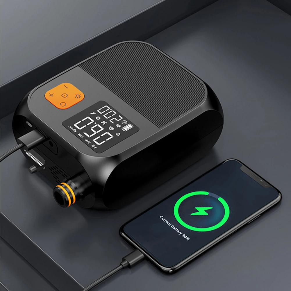 ملحقات القوارب SUP 25PSl ضاغط هواء محمول قابل لإعادة الشحن 20000 مللي أمبير في الساعة مضخة هواء لركوب الأمواج خيمة مرتبة طائرة ورقية