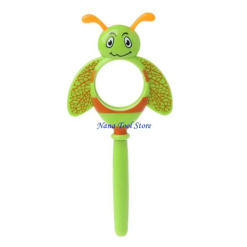 31GJ Handheld Insect Magnifier Portable Loupe Reading Glass Lens Kid Inspection for Child Learning Toy