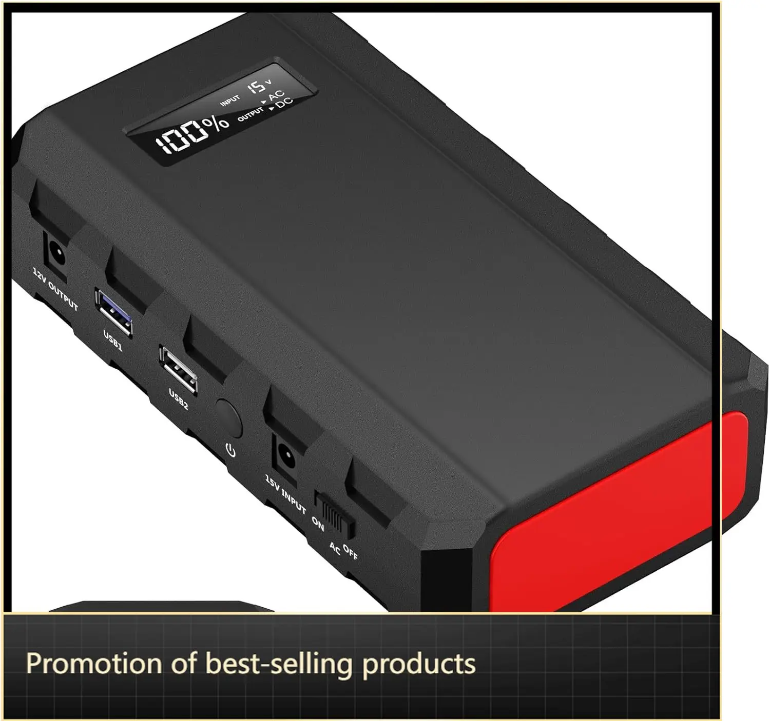 

Portable Power Station 88Wh 24000mAh Lithium Battery Power 110V 65W AC DC USB QC30 Home Camping Emergency Backup