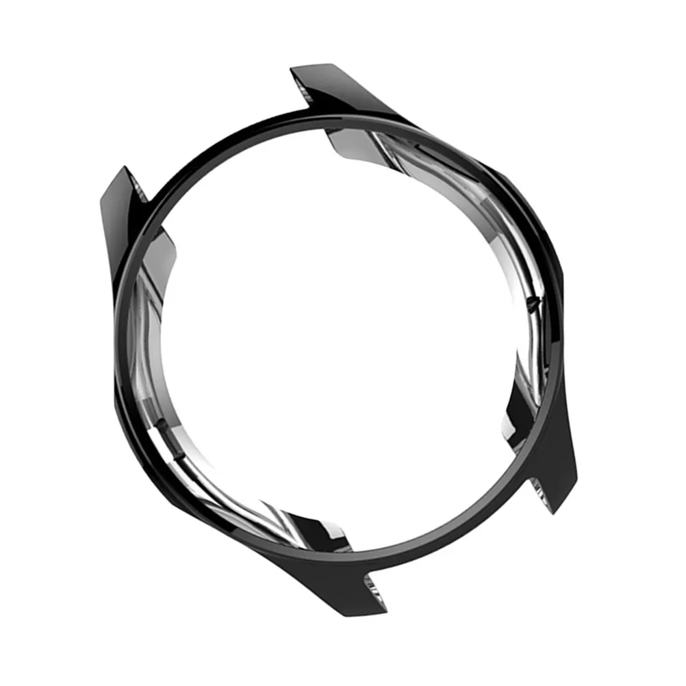 Fotografia 5: Capa Protetora para Relógio Gear S4 Preta, Estrutura Protetora Macia, Anti-Risco, Capa Completa à Prova de Choque para Relógio Inteligente
