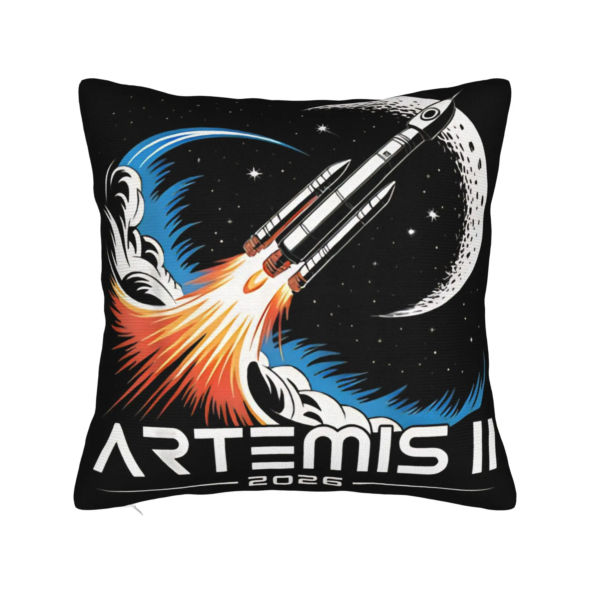 Decorative Pillow Covers Artemis II Mission To The Moon 2026 Artemis 2  Living Room Pillow Case Cover Square Multi Size