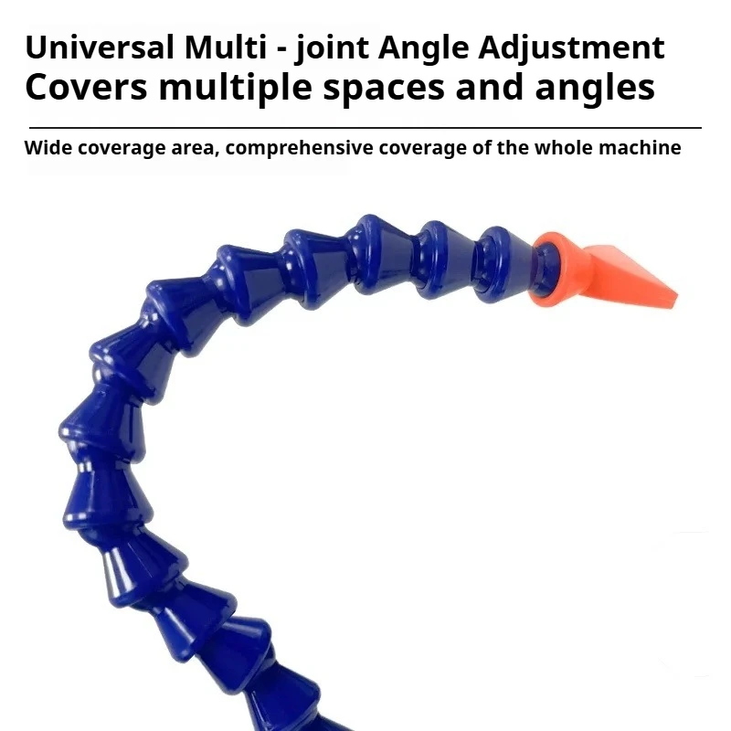 300mm 400mm 500mm Round Nozzle Flat nozzle Y-pipe Plastic Flexible Water Oil Coolant Pipes 1/4 3/8 1/2 PT Oil Coolant Pipes
