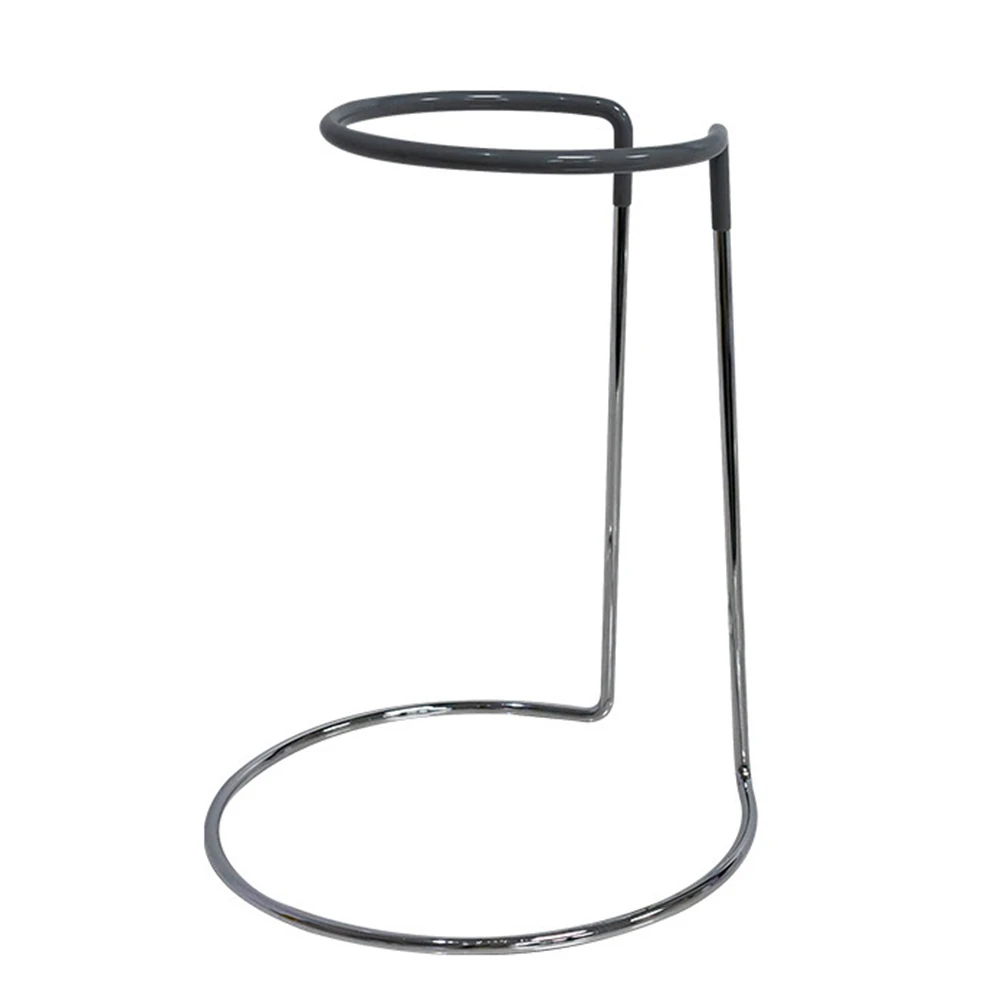 Garden Enhancement Decanter Drying Rack Decanter Stand Chrome-Plated Rubber-Coated Top Stainless Steel Construction