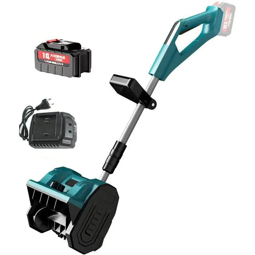

24V 3.0Ah Cordless Shovel and 45° Adjustable Pole Blower for Patio and Yard Clearing, 30cm Throwing Distance
