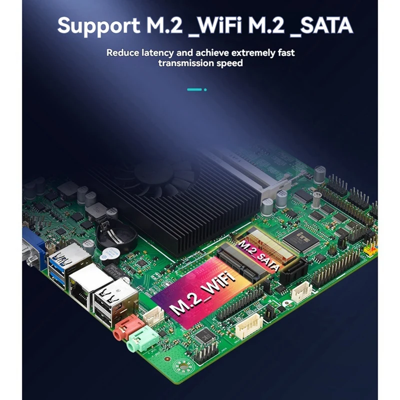 ITX-4568A01-4200U Motherboard Industrial Mini ITX DDR3 2*SO-DIMM RTL8111H Gigabit Network Card Onboard CPU Fan