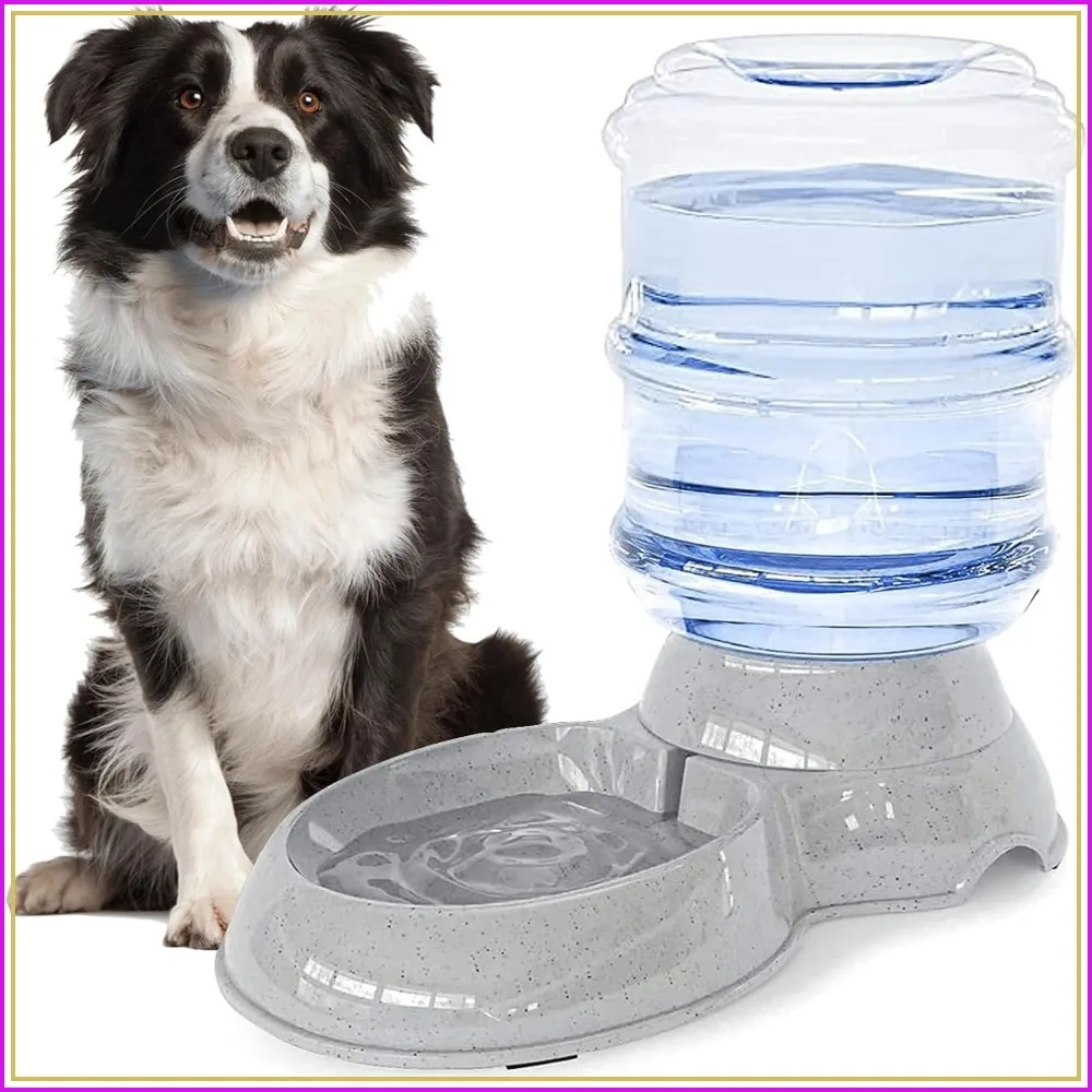 11L Gravity Automatic Pet Water Dispenser for Dogs & Cats, Large Capacity Water Feeder