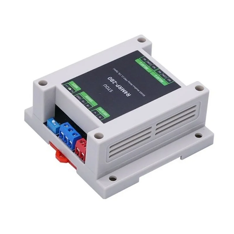 ABZW الصناعية الصف 2-CH وحدة التتابع RS485 واجهة التتابع Modbus RTU بروتوكول التحكم Optocoupler العزلة