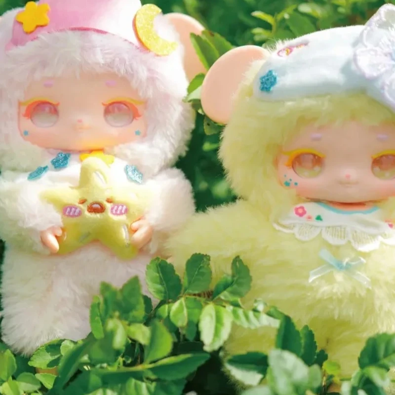 

Yuna Blind Box Cute Goodnight Sheep Series Plush Doll Lamb Pendant Trendy Backpack Gift Cartoon Action Figure Mystery Box Toy